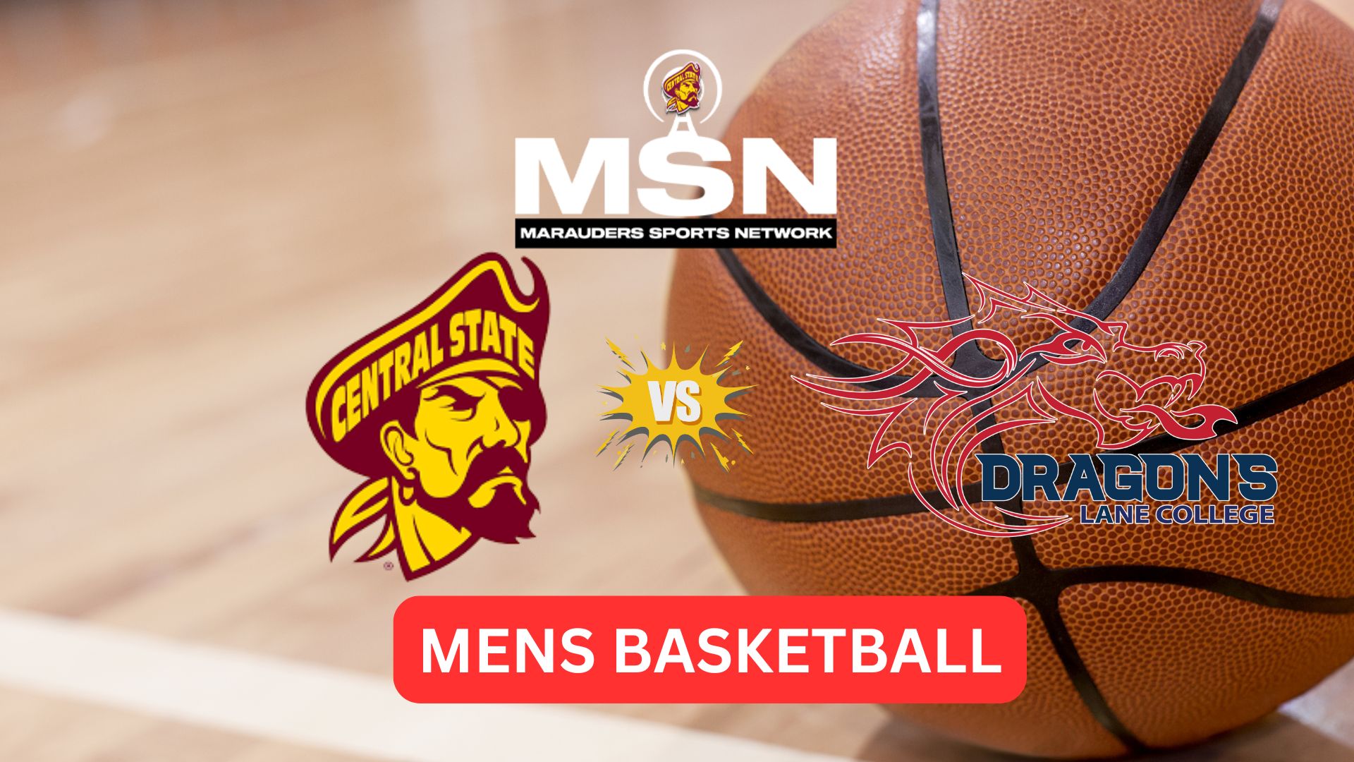 Lane at Central State Mens Basketball